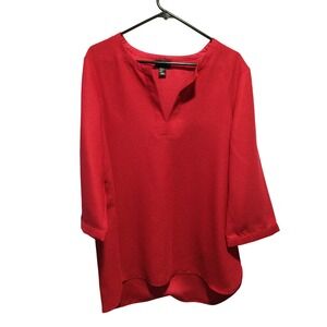 Adrienne Vittadini Red Blouse
